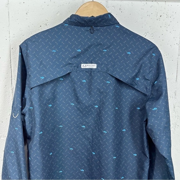 Realtree Men’s size Small Blue Premier Fishing Guide Long Sleeve Shirt - Picture 7 of 13